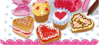 Re Ment Valentines Day Heart Sweets Cake Full Set 8pcs  