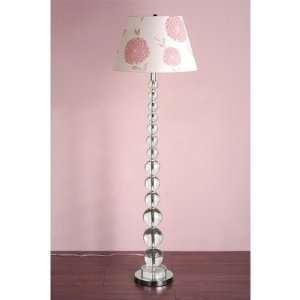  Chambord Floor Lamp with Erin Shade in Chrome