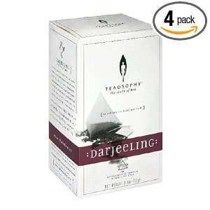 Teaosophys Darjeeling Tea, 16 Count Teabags (Pack of 4)  