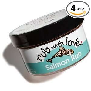Rub With Love Salmon Spice Rub, 3.5000 Ounce (Pack of 4)  