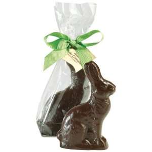 Lake Champlain Chocolates   Classic Easter Bunny Solid Dark Chocolate 