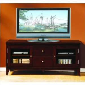  Woodbridge Home Designs 8026 T 8026 Series 60 TV Stand with Center 