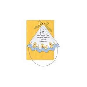  Just Ducky Blue Birthday Party Invitations Health 
