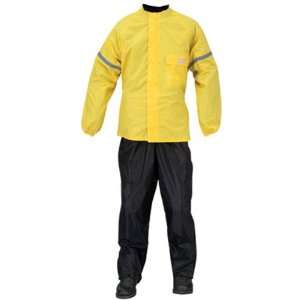 Nelson Rigg WP 8000 Weather Pro 2 Piece Yellow/Black Rainsuit   Color 