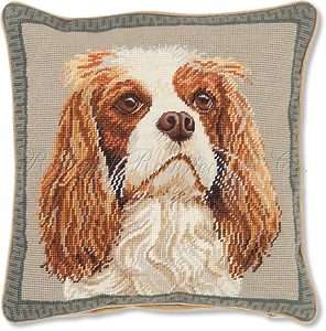 Cavalier King Charles Spaniel Decorative Dog Pillow  