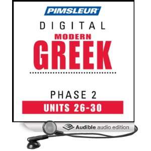  Greek (Modern) Phase 2, Unit 26 30 Learn to Speak and 