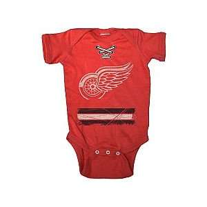  Old Time Hockey Detroit Red Wings Beeler Infant Creeper T 