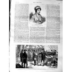   1887 Queen Charlotte French Prisoners War Portsmouth