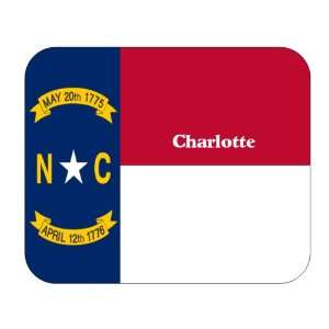  US State Flag   Charlotte, North Carolina (NC) Mouse Pad 