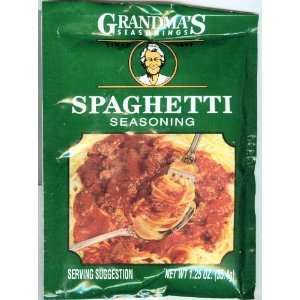 Grandmas Spaghetti Sauce Seasoning 12 Packets, 1.25 oz  