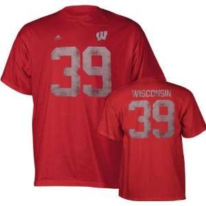  Wisconsin Badgers  #39  Super Soft Player Jersey Shirt 