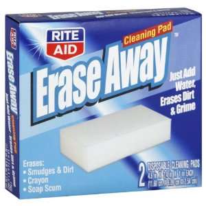  Rite Aid Erase Away Cleaning Pads, Disposable, 2 ea 
