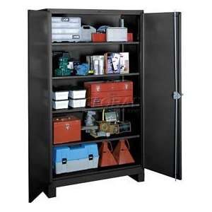  Lyon Heavy Duty Storage Cabinet 36x24x82   Black