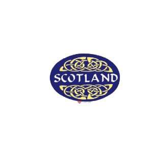  Scotland Oval Blue/yellow Celtic Sticker scottish souvenir 