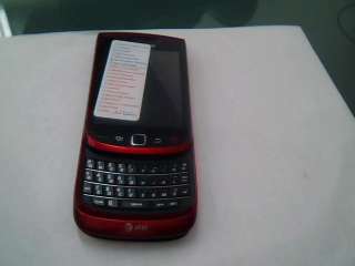 BlackBerry Torch 9800   Red (AT&T) Smartphone   AS IS BAD KEYPAD 