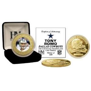  Tony Romo 24Kt Commemorative Coin