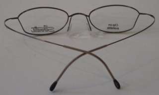 SILHOUETTE 6520 Titanium Eyeglass Frames BRONZE  