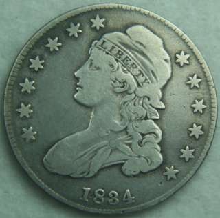 1834 P Early Half Dollar CAPPED BUST     