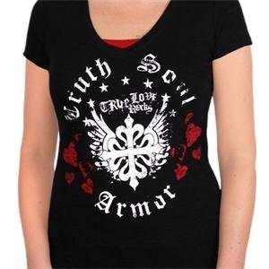  Truth Soul Armor Womens TRL Seal T Shirt   X Large/Black 