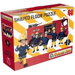 Jumbo Fireman Sam Shaped Floor Puzzle Toys & Games