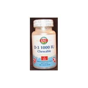   Kal D 3 1000 IU Peppermint Flavored 100 Chews