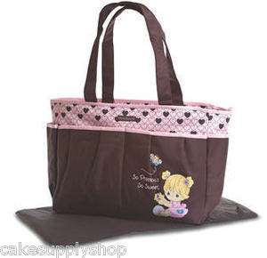PRECIOUS MOMENT BABY GIRL DIAPER NAPPY CHANGING BAG NW  