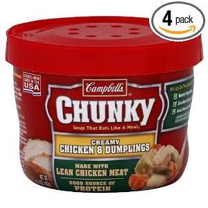   Chunky Microwavable Bowl Chicken Dumplings, 15.2500 Ounces (Pack Of 4