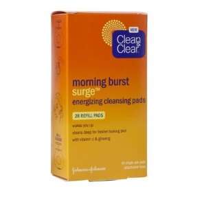   Clear Morning Burst Surge Energizing Cleansing Pads 28 ct (Pack of 4