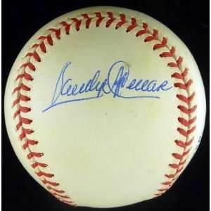 Sandy Alomar Signed Baseball Jsa Coa   Autographed Baseballs  