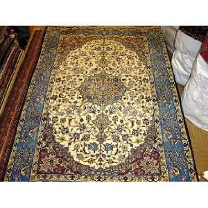 3x5 Hand Knotted Isfahan/Esfahan Persian Rug   36x55  