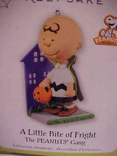   Halloween PEANUTS GANG A Little Bite of Fright Charlie Brown ornament