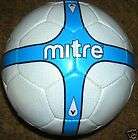 mitre 4 match quality soccer ball turquoise blue 