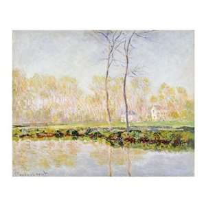  The Banks of The River Epte at Giverny by Claude Monet 