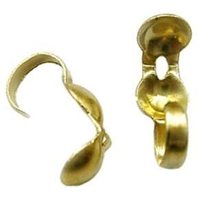  DIY Jewelry Making 24 pcs Gold Iron Bead Tips, Size 