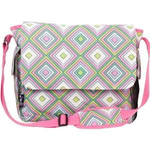    Unique Pink Retro Diaper Bag By Ashley Rosen 