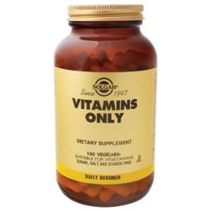 Solgar   Vitamins Only, 180 veggie caps