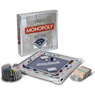 Monopoly Platinum Collectors Edition Metallic Board Game by Hasbro
