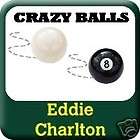 CrAzY CUE & 8 BALLS Pool Billards Snooker Balls 2 inch