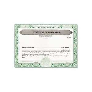   Stock Certificate , 20/pack, Minimum Order (20 Each)