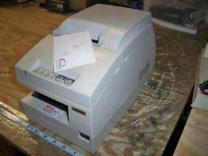 Epson TM U675P POS Receipt Check Scanner Printer BAD  