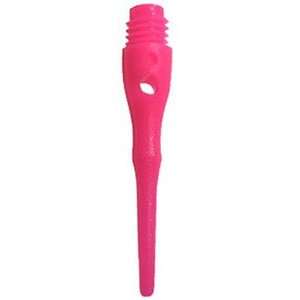  2BA Tufflex III Dart Soft Tips   Neon Pink   1000 Ct 