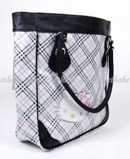 HelloKitty Checkered Shoulder Bag Tote Shopper 2EAK  