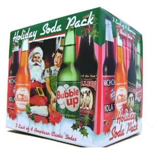   ) Holiday Soda Pack (3 Each of 4 American Classic Sodas   12 Bottles