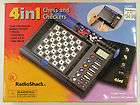 NEW RADIO SHACK 4 in 1 Chess, Checkers, Line of 4, Top Mind   With 