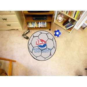 29 NCAA Round Shippensburg Raiders Chromo Jet Printed Soccer Ball Rug
