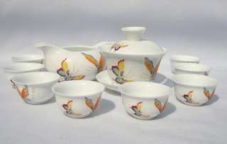   samrt China Teaset, which including 1 Cha Hai + 1 Gai Wan +8pcs cups