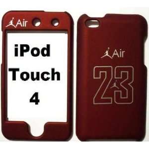 Jordan 23 air Jumpmen red basketball logo Apple ipod iTouch Touch 4G 4 