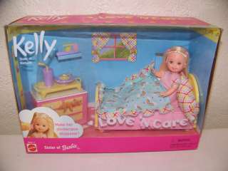 BARBIE KELLY LOVE N CARE SISTER OF BARBIE with CHICKENPOXS NEW  