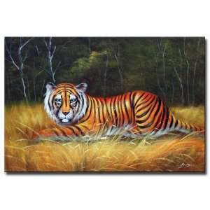 Snow Tiger Hand Painted Canvas Art Oil Painting