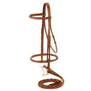  NEW Square Raised Snaffle Show Bridle   Traditional 